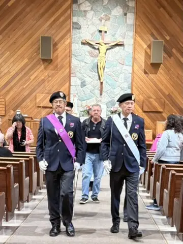 Canada Day flag raising at St. Joseph Parish
