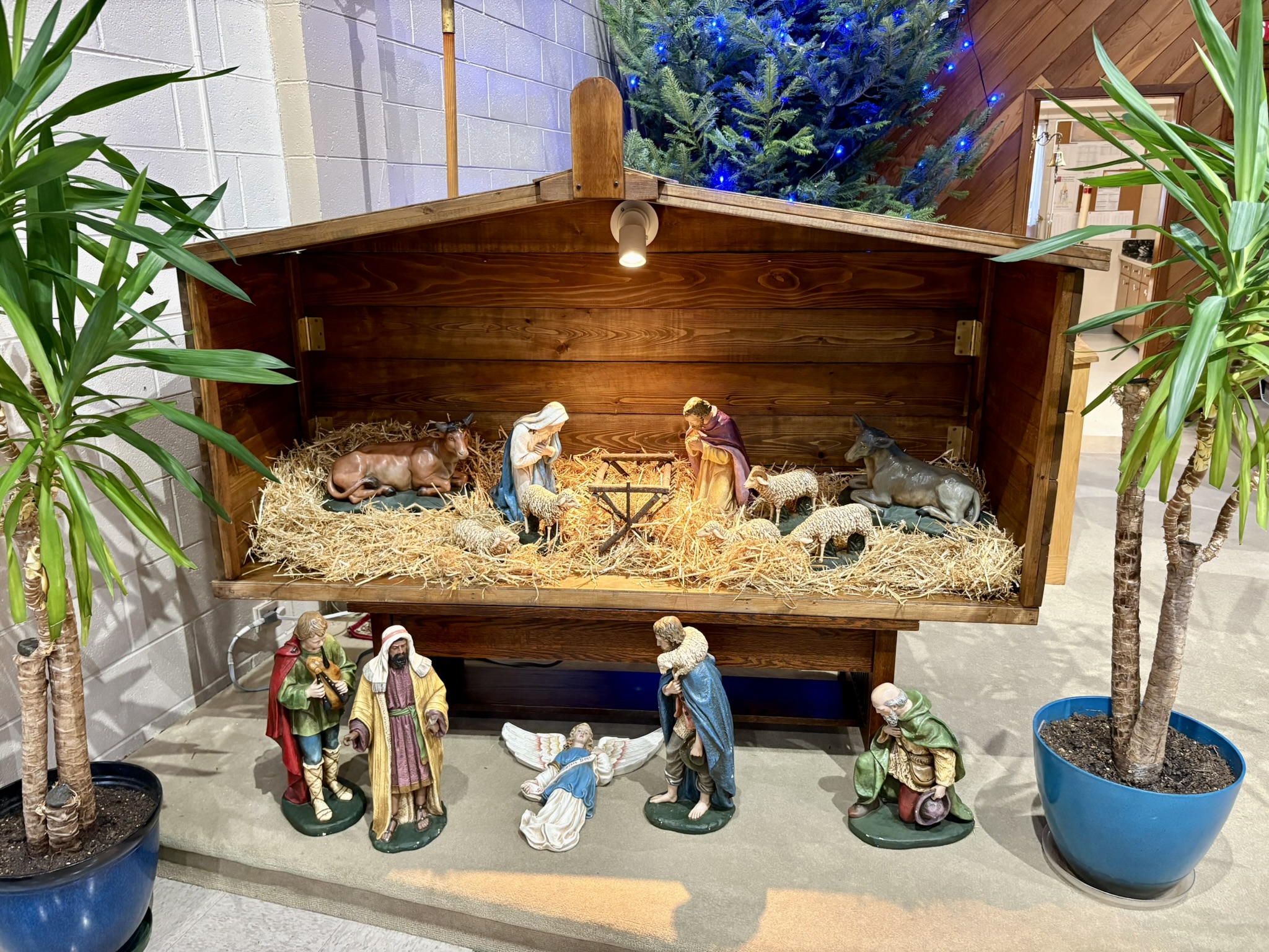 Group smiles after a safe and steady lift.