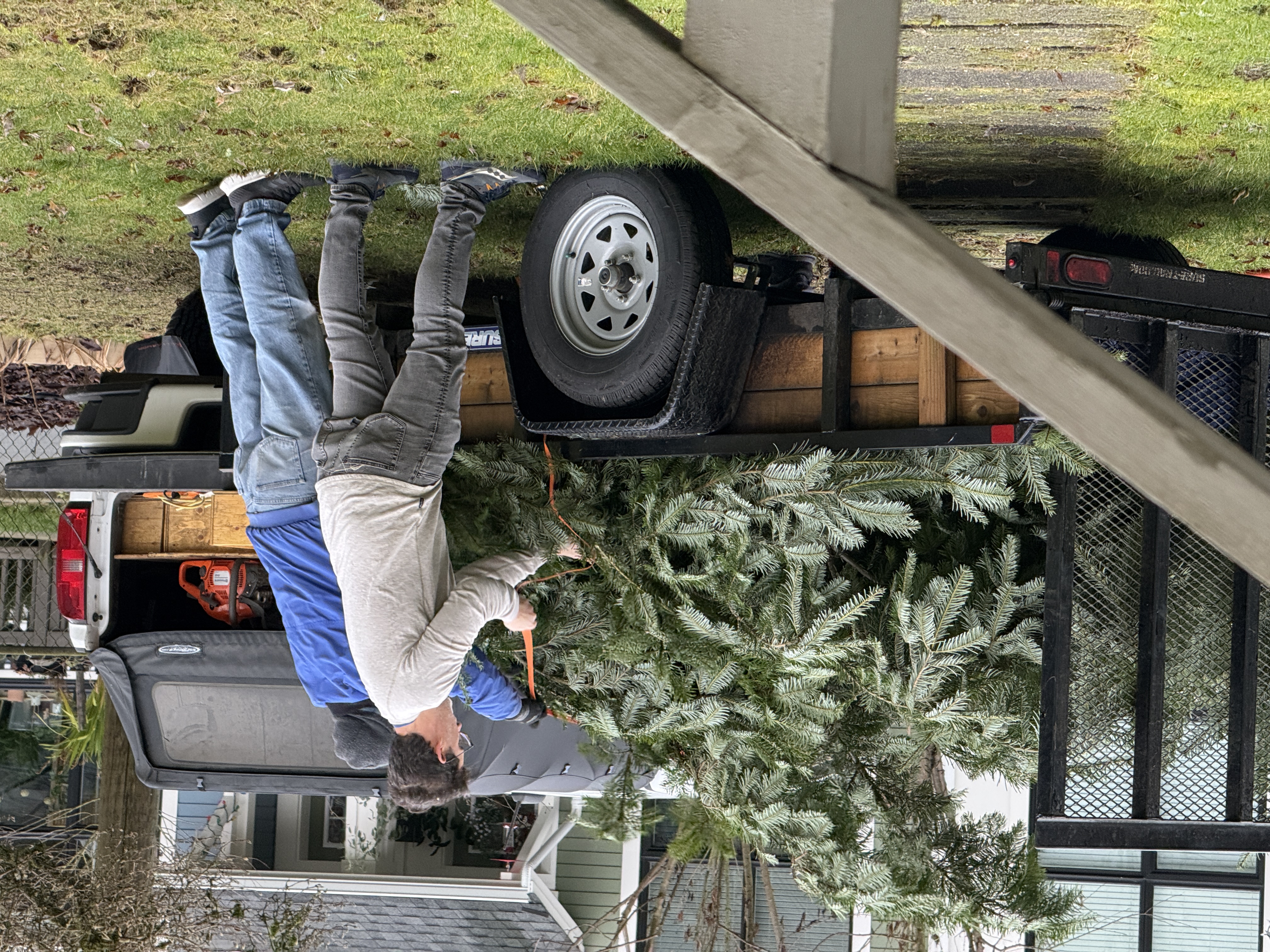 The last items packed up.